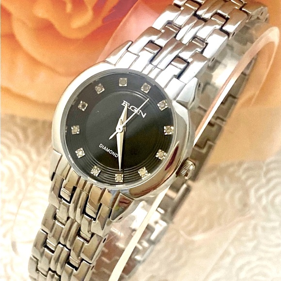 “ELGIN DIAMOND” WOMEN’S WATCH EUC - Picture 6 of 9